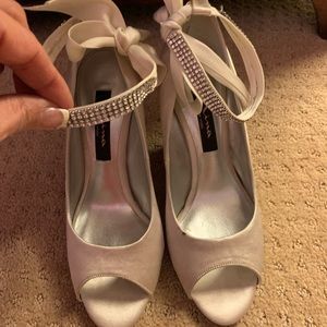 Mina satin shoes